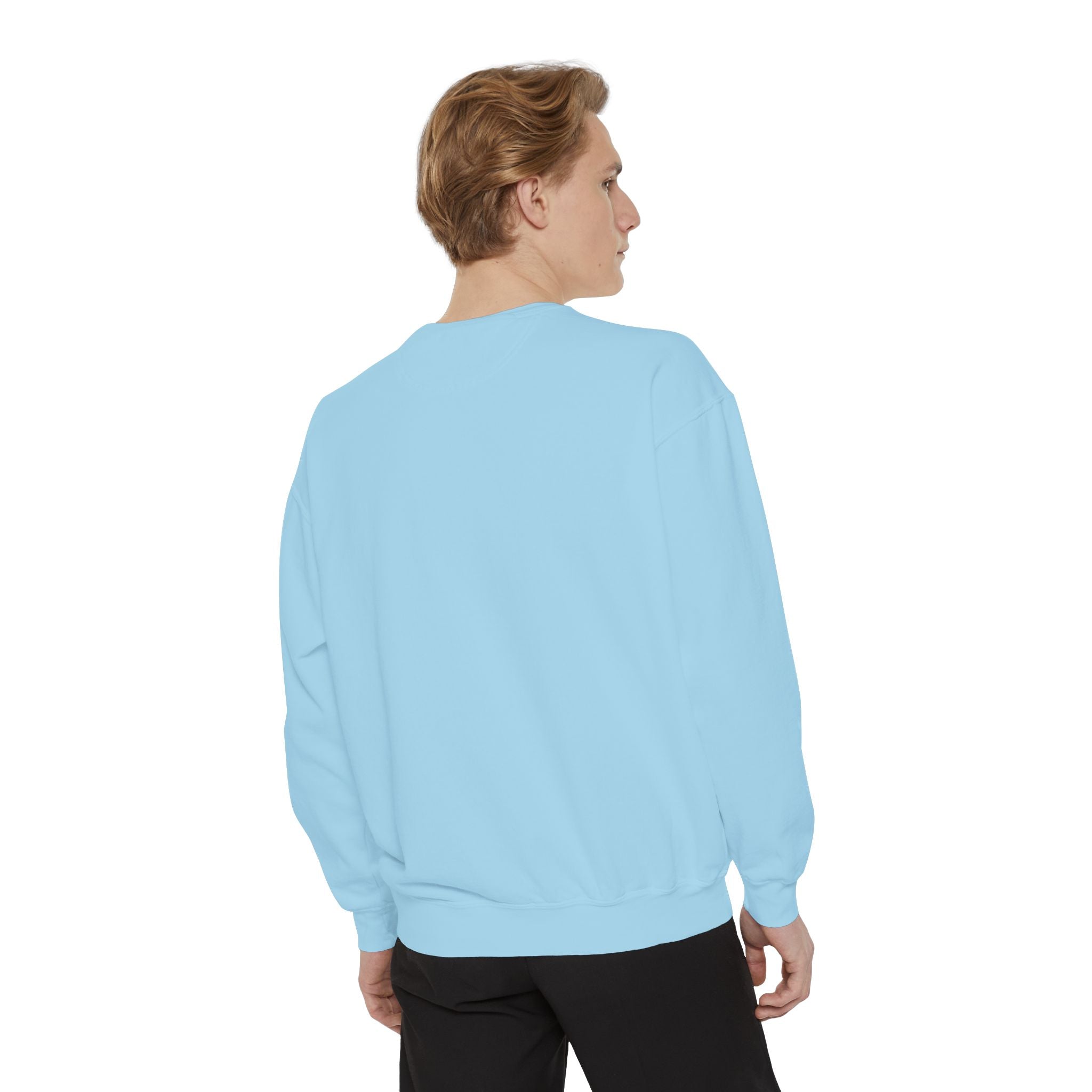 Redchaser Brand Name Unisex Garment-Dyed Sweatshirt