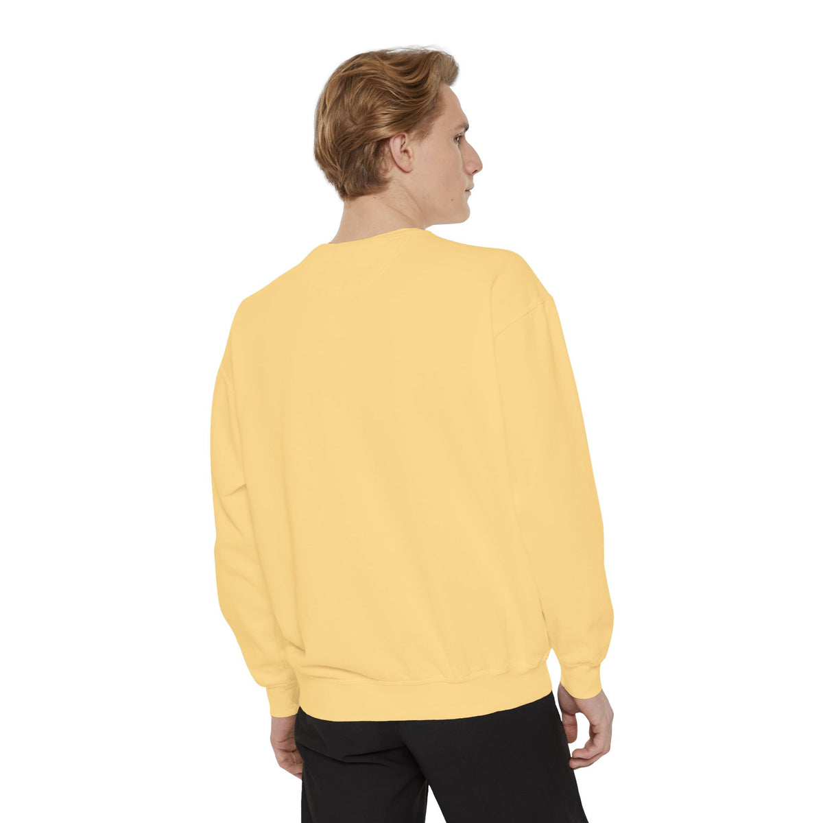 Redchaser Brand Name Unisex Garment-Dyed Sweatshirt