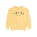 Redchaser Brand Name Unisex Garment-Dyed Sweatshirt